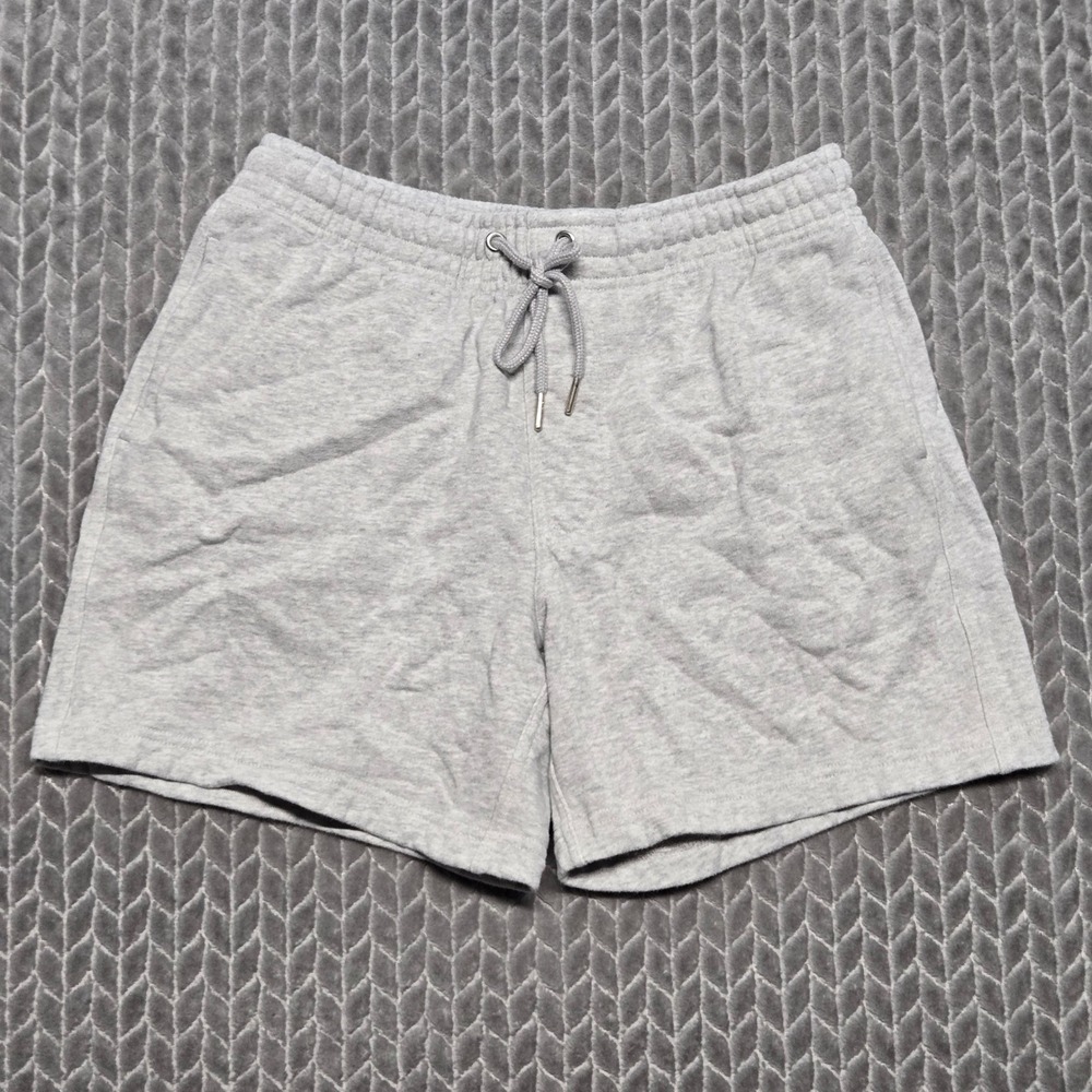 Chubbies Lounge Mens Heather Gray Cotton Fleece Sweat Shorts Small 5.5"